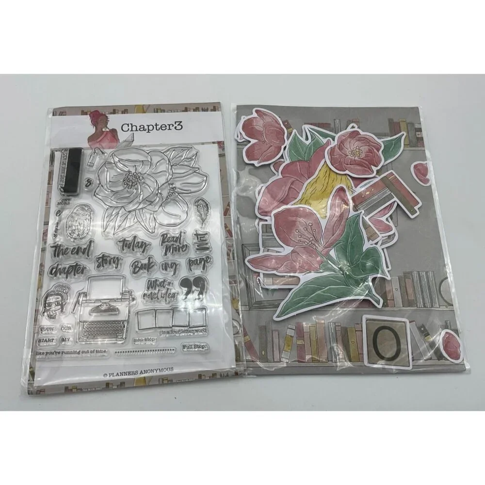 Chapter 3 #47 May 2021 Clear Stamps & Die Cuts Set By Planners Anonymous